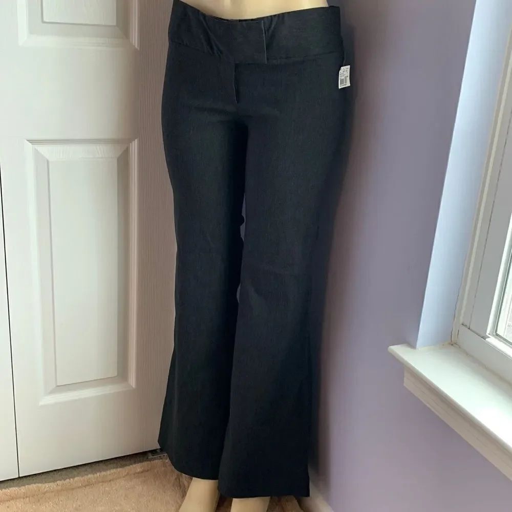 Motherhood Maternity Bootcut Dress Pants Charcoal S